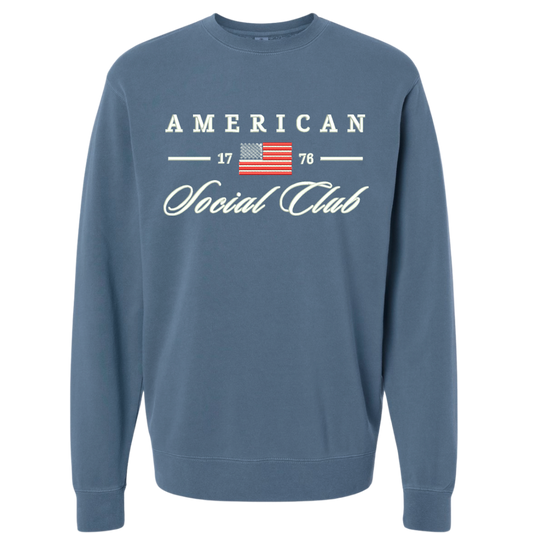 Cursive American Social Club Crewneck