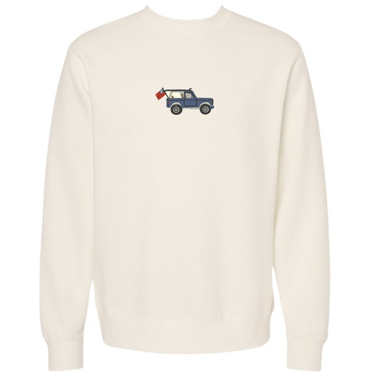 Bronco Embroidered Crewneck