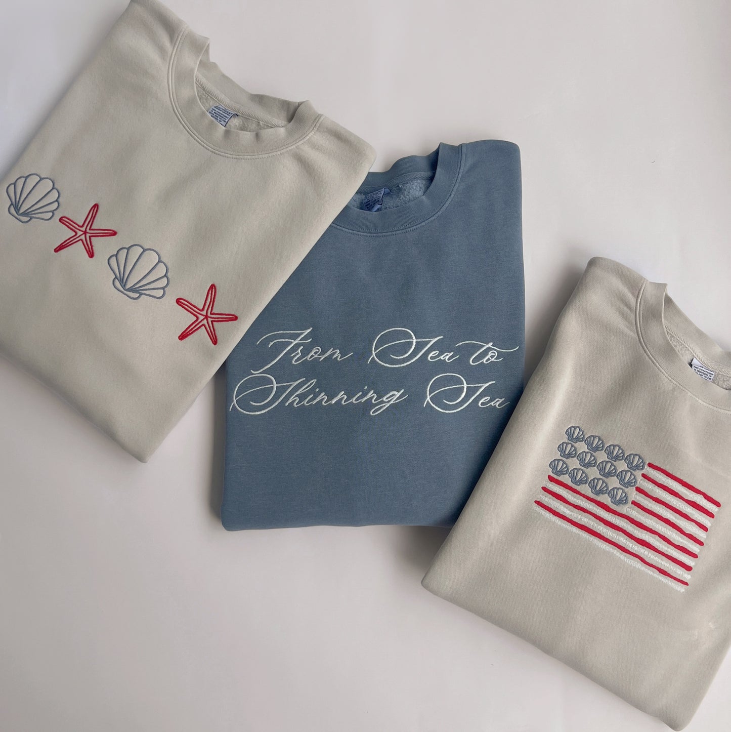 Patriotic Shell Crewneck