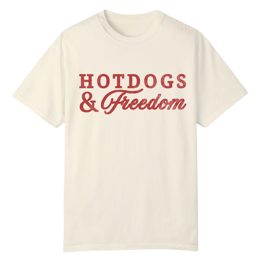 Hotdogs & Freedom Oversized Tee
