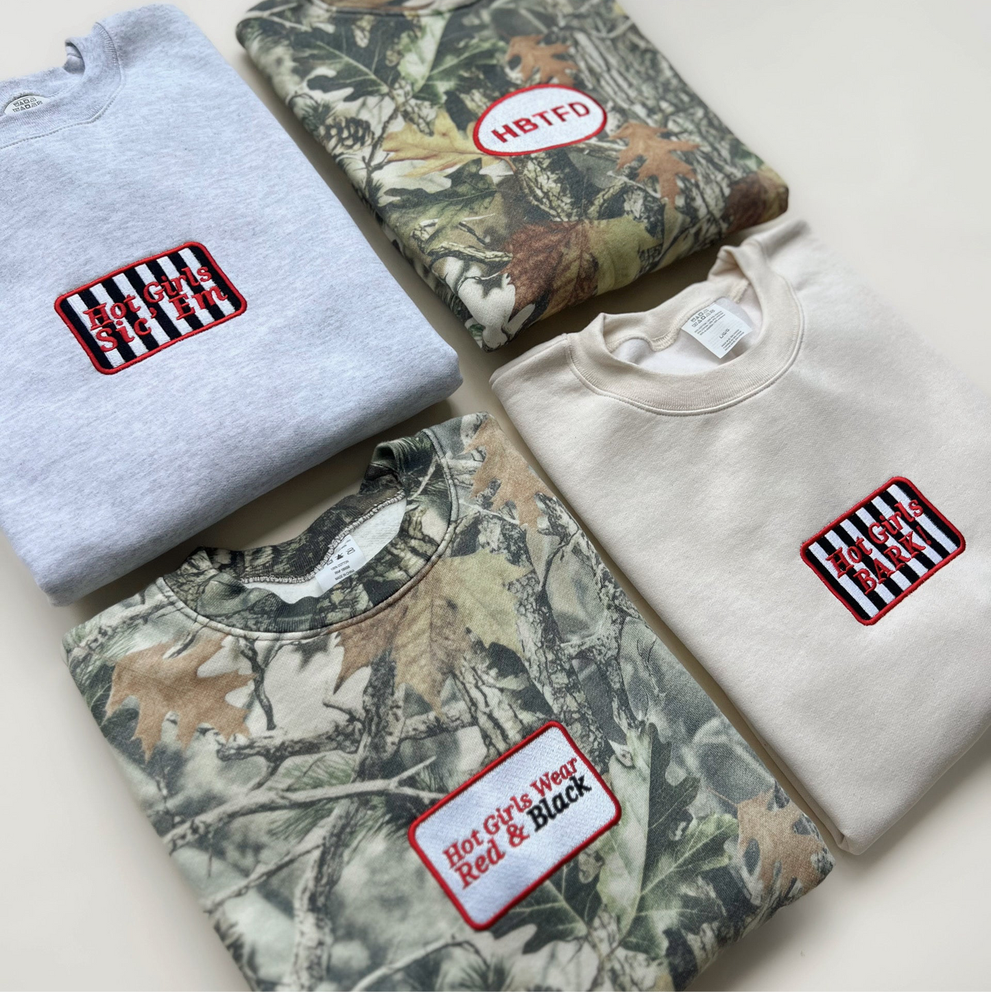 HBTFD Embroidered Crewnecks