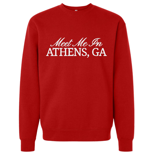 Meet Me In Athens Embroidered Crewneck