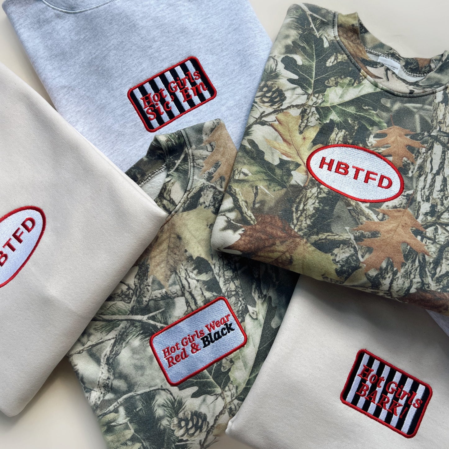 HBTFD Embroidered Crewnecks