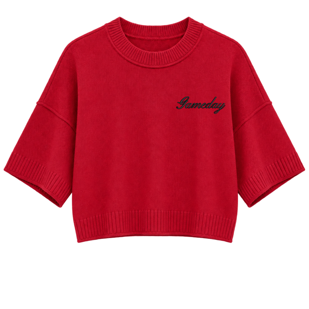 Oversized Gameday Knit Top