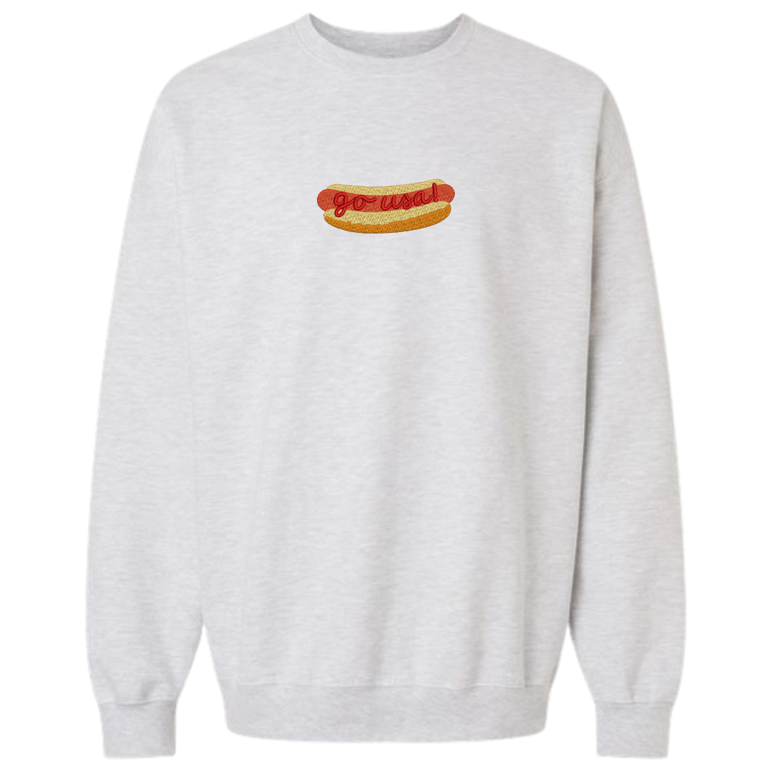 Hotdog Go USA! Crewneck