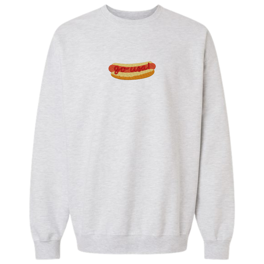 Hotdog Go USA! Crewneck