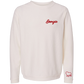 Georgia Embroidered Corduroy Crewneck