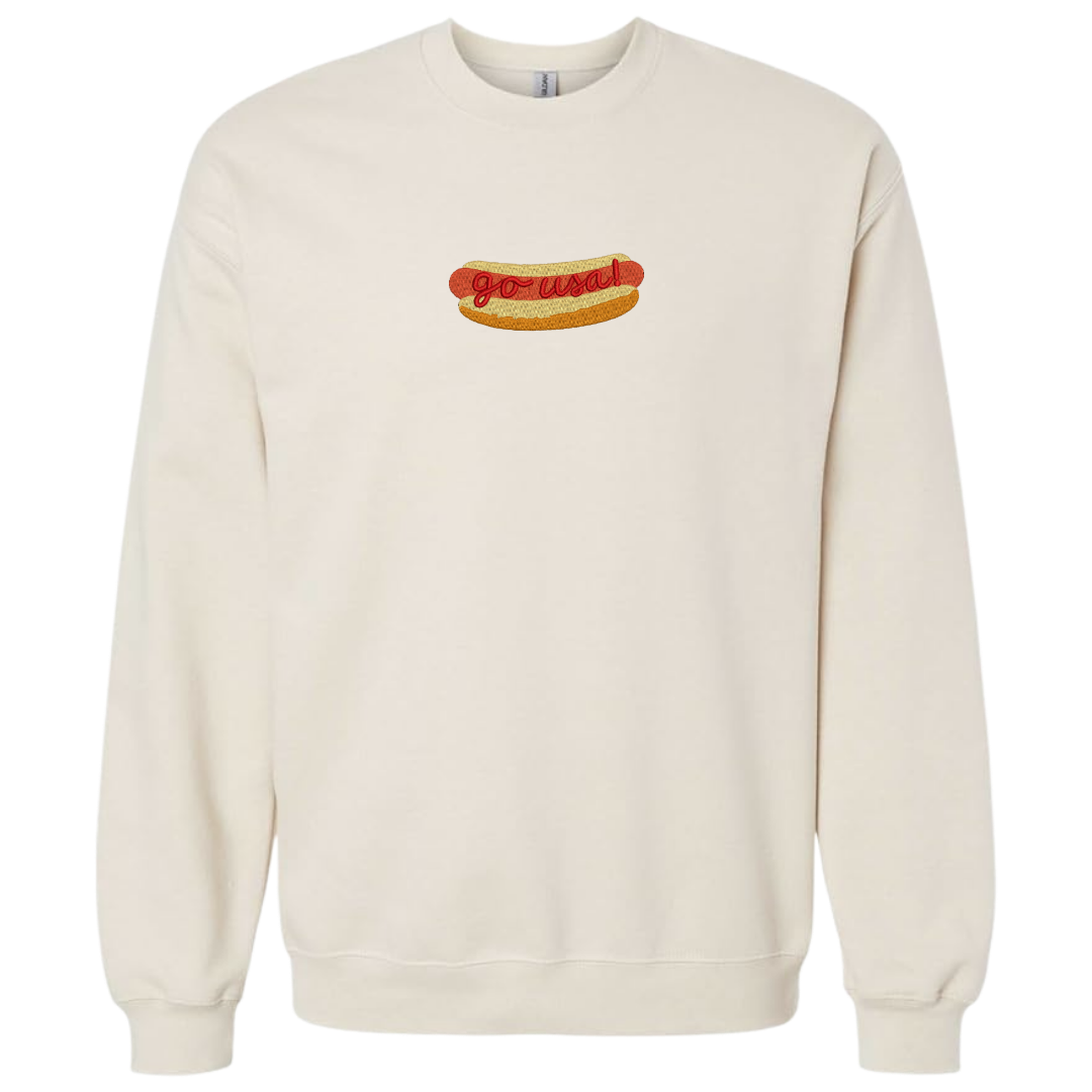 Hotdog Go USA! Crewneck