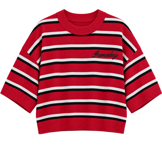 Oversized Gameday Knit Top