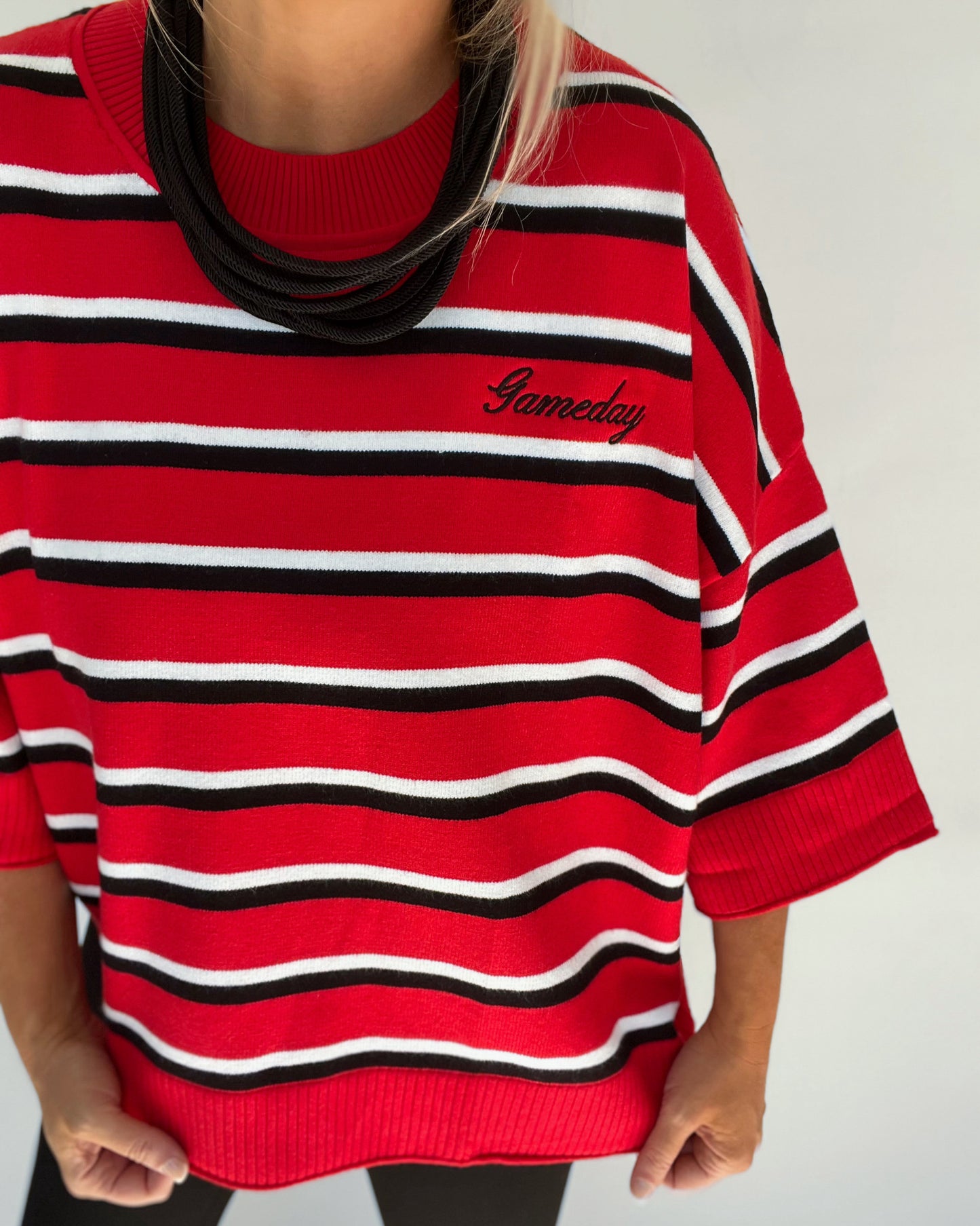 Oversized Gameday Knit Top