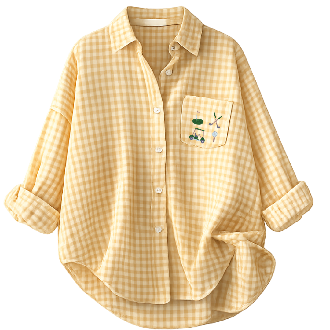 Golden Hour Gingham Top