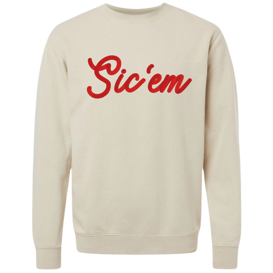 Vintage Sic’em Crewneck