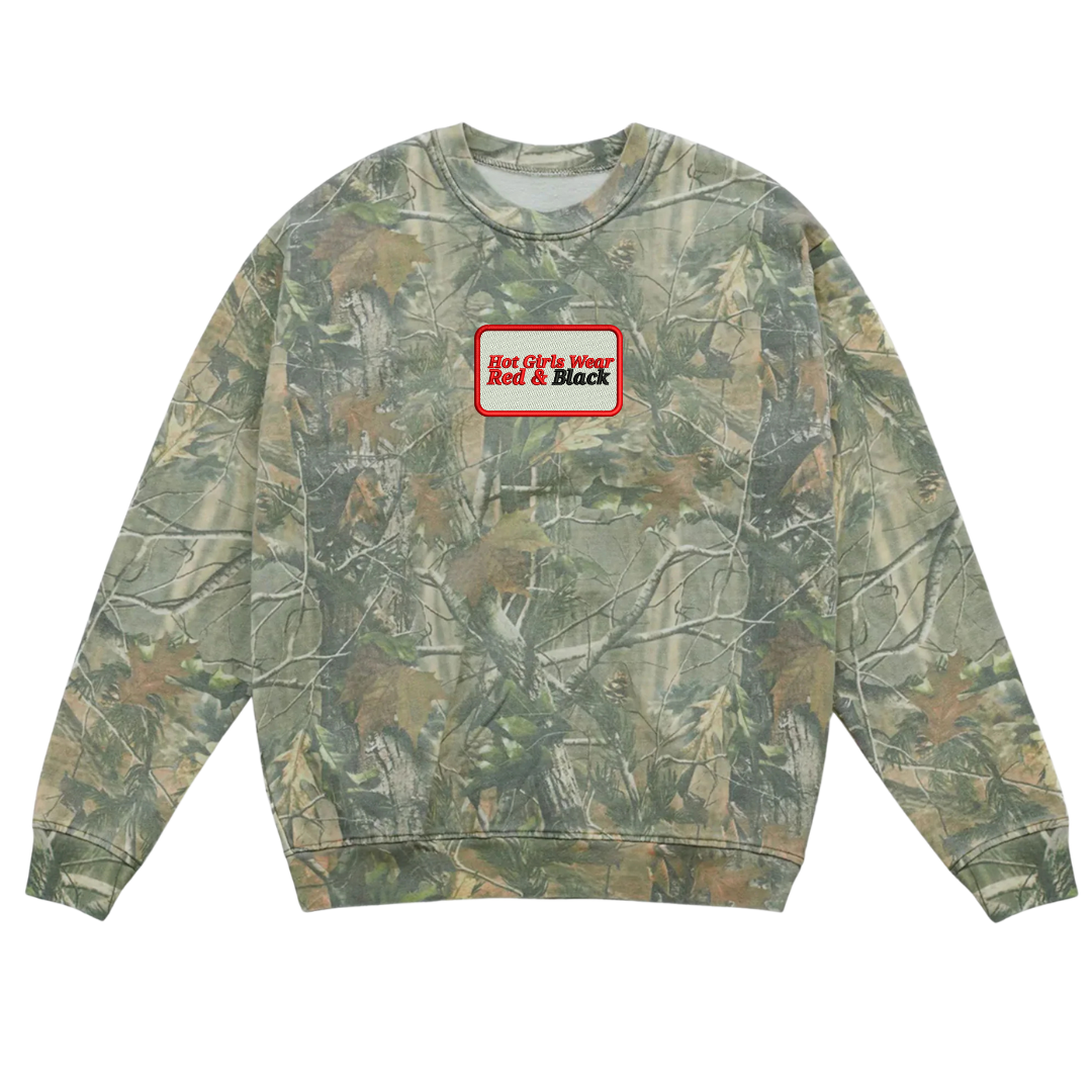 Hot Girls Sic’ Em Embroidered Crewnecks