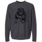 Bulldog Embroidered Corduroy Crewneck