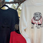 Bulldog Embroidered Corduroy Crewneck