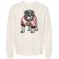GA Bulldog Embroidered Crewneck