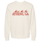 Meet Me In Athens Embroidered Crewneck