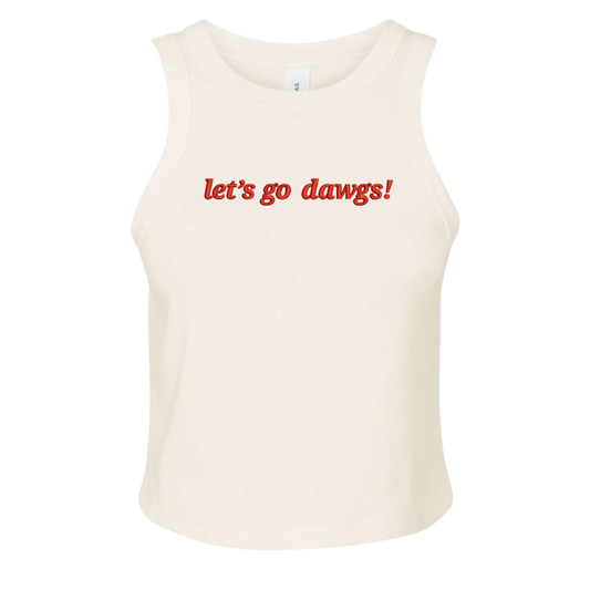 Let’s Go Dawgs Embroidered Tank
